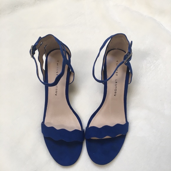 Chinese Laundry Rubie Deep Ocean Blue microsuede - Picture 2 of 8